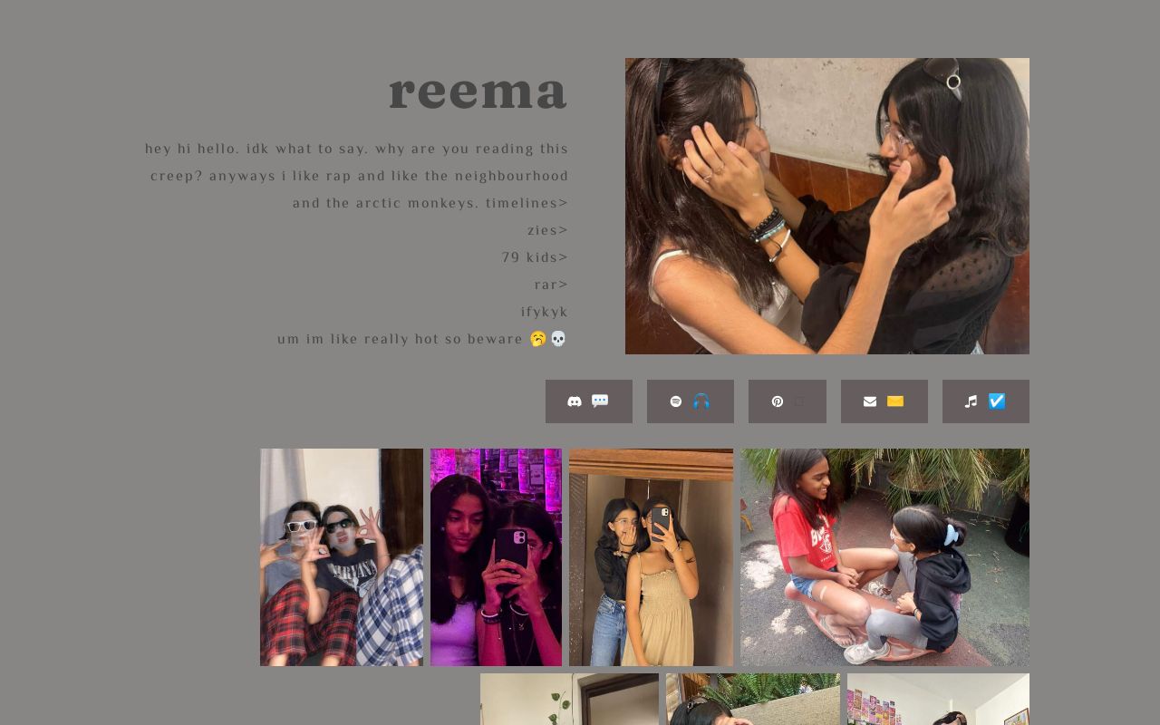 Carrd profile picture for @reema